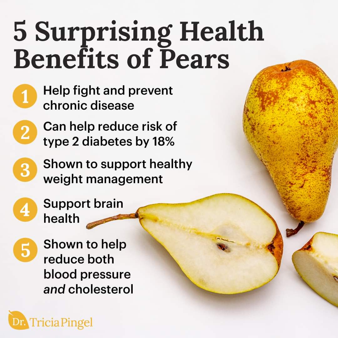 Health benefits of Pears