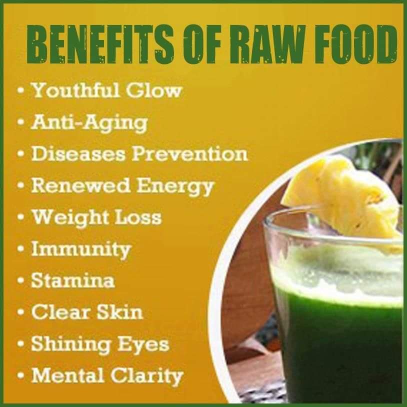 Benefits of raw food