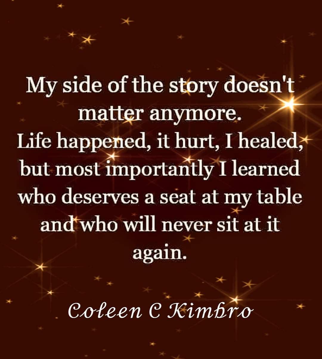 My side of the story